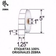 ROLLO ETIQUETAS ZEBRA TD 1.25 x 1